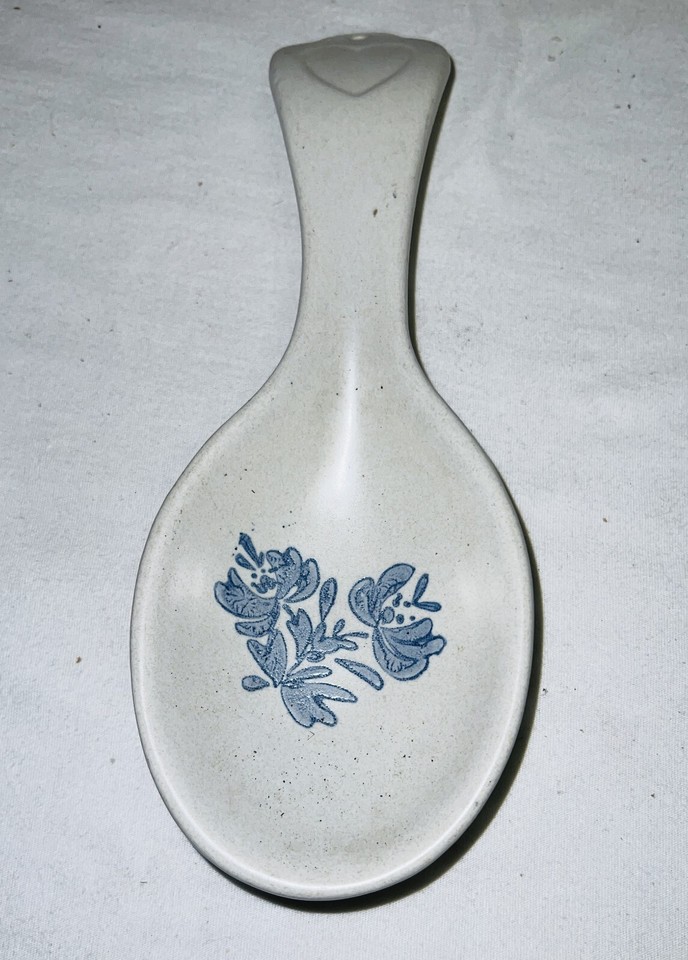 Pfaltzgraff YORKTOWNE BLUE & GREY 9" SPOON REST eBay