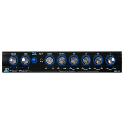Power Acoustik PWM-16 Car 4 Band Equalizer with Built-in Pre-amp Sub Control