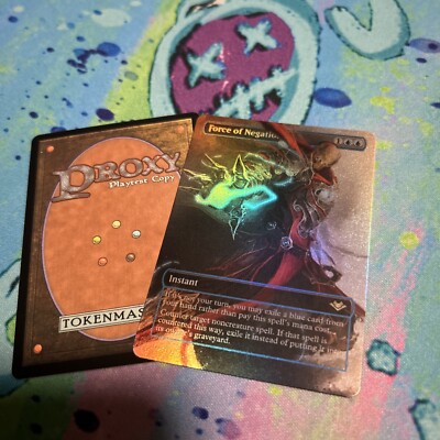Force Of Negation Full Art Foil Playtest Mtg Card