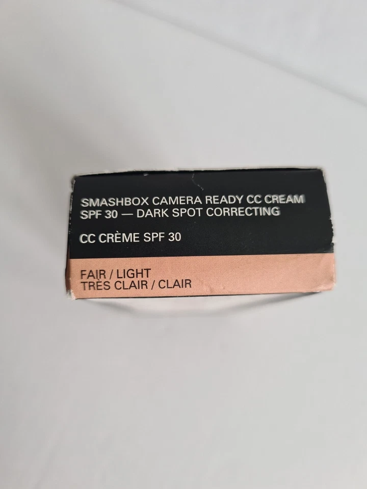 Smashbox Camera Ready CC Cream FAIR LIGHT 30ml Dark Spot Correcting  BNIB Rare  - Image 2 of 4
