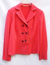 Blazer rot N2 MARC CAIN 36 koralle Jersey Jacke Handwäsche LUXUS NP230€