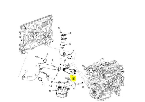 Genuine GM Holden DIESEL Captiva 11-18 | Elbow - Charge Air Clnr Outlet  Duct | eBay