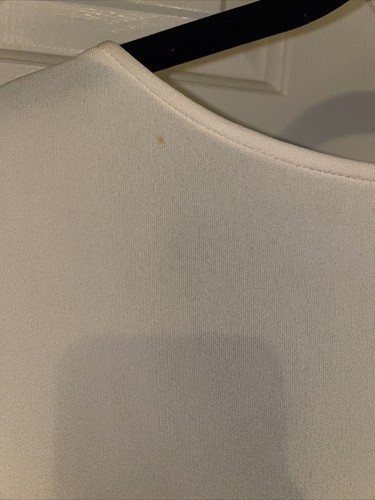 Vintage Muney New York Size 10 Cream Dress Sequin Beaded Long Sleeves - Picture 11 of 20