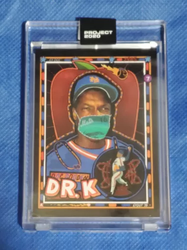 Topps Project 2020 Dwight Gooden #137 by Efdot /7,141 with Box B65