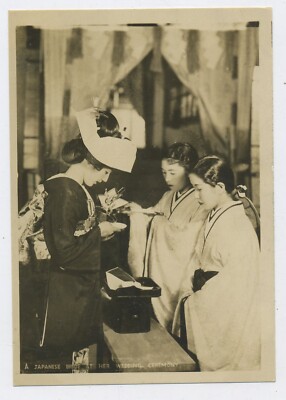 Eine japanische Braut, Japan Vintage 1930er Foto C51