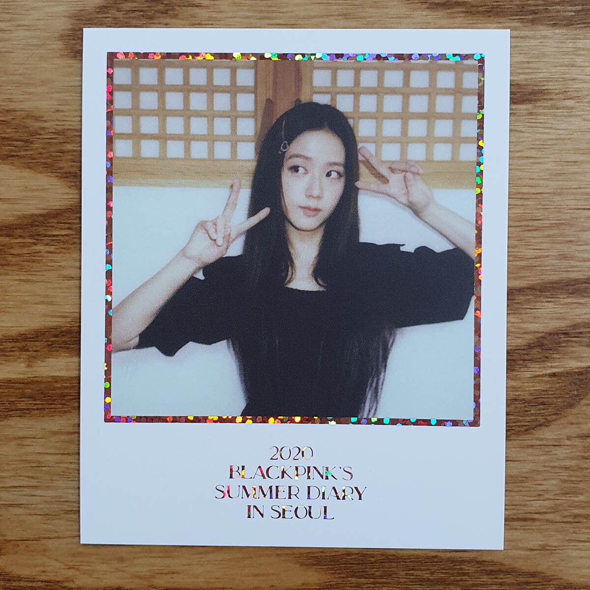 Jisoo Official Polaroid Photocard 2020 BlackPink's Summer