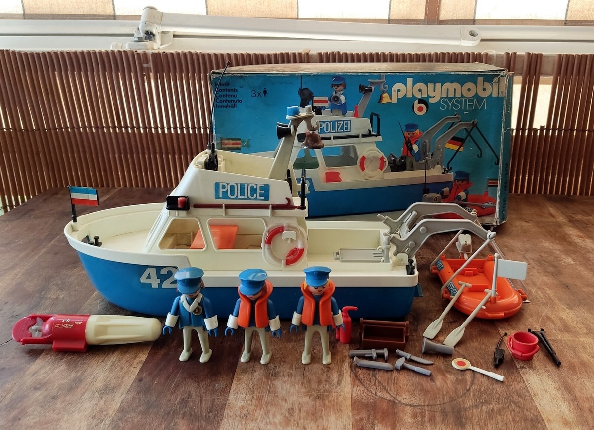 Barco Playmobil Fishing Boat Vintage Barco De Pesca PLAYMOBIL