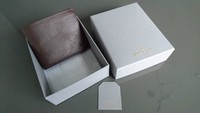 Mulberry Wallet - 8 Card Wallet Chocolate Natural Leather/rrp: £195.00 Mulberry Wallet - 8 Card Wallet Chocolate Natural Leather/rrp: £195.00