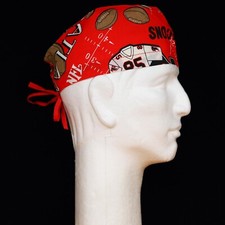Rare NFL Atlanta Falcons on Red Theme Scrub Hat