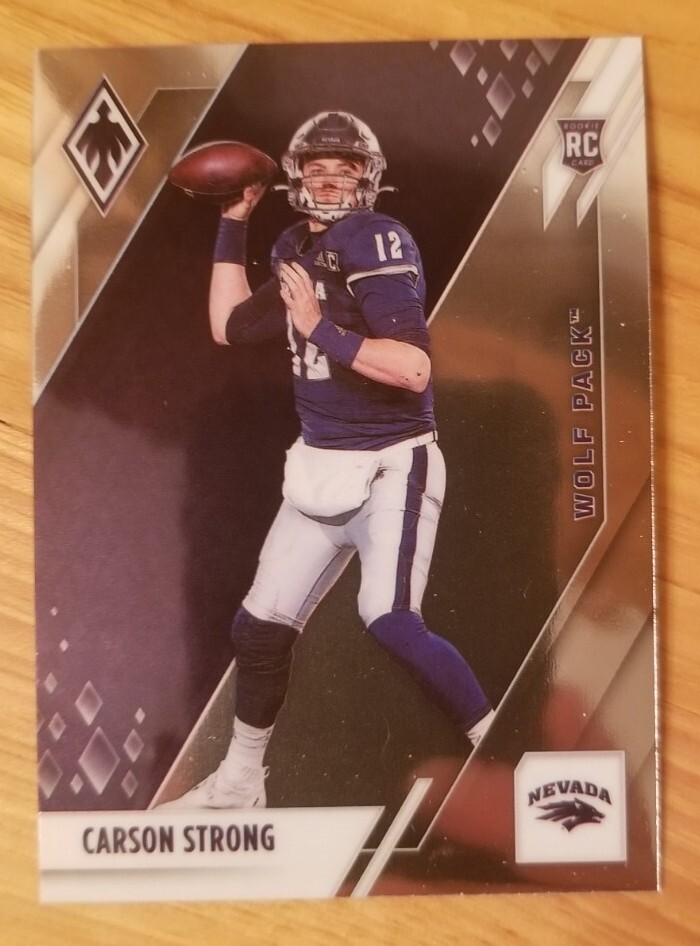 Carson Strong RC 2022 Chronicles Draft Picks Phoenix Rookie Football Card