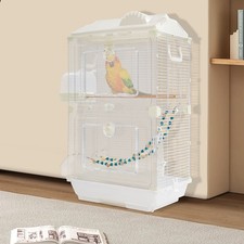 Bird Cage with Food Bowls Bath, Flight Cage, Bird Cage for Medium  Small Birds