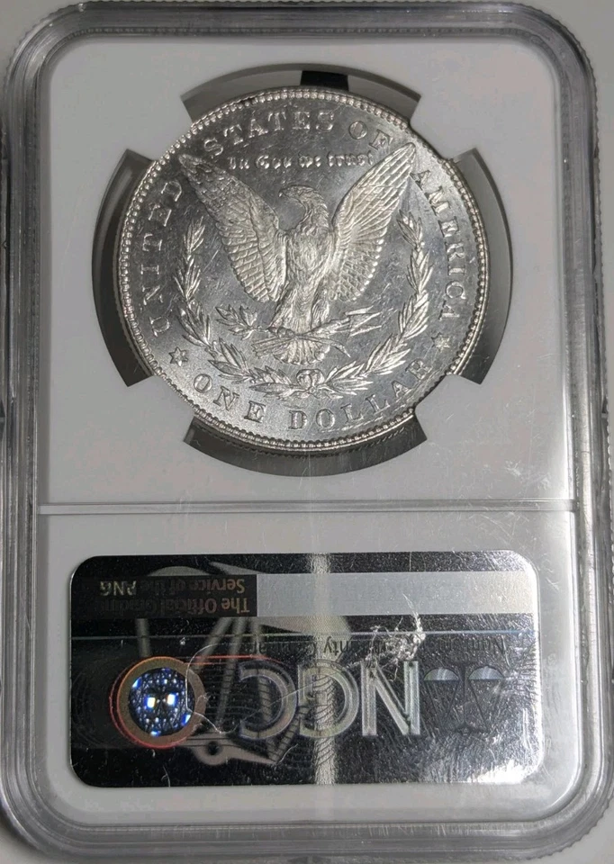 1878 7TF REV MORGAN SILVER DOLLAR NGC MS62 ProofLike - Image 4 of 4