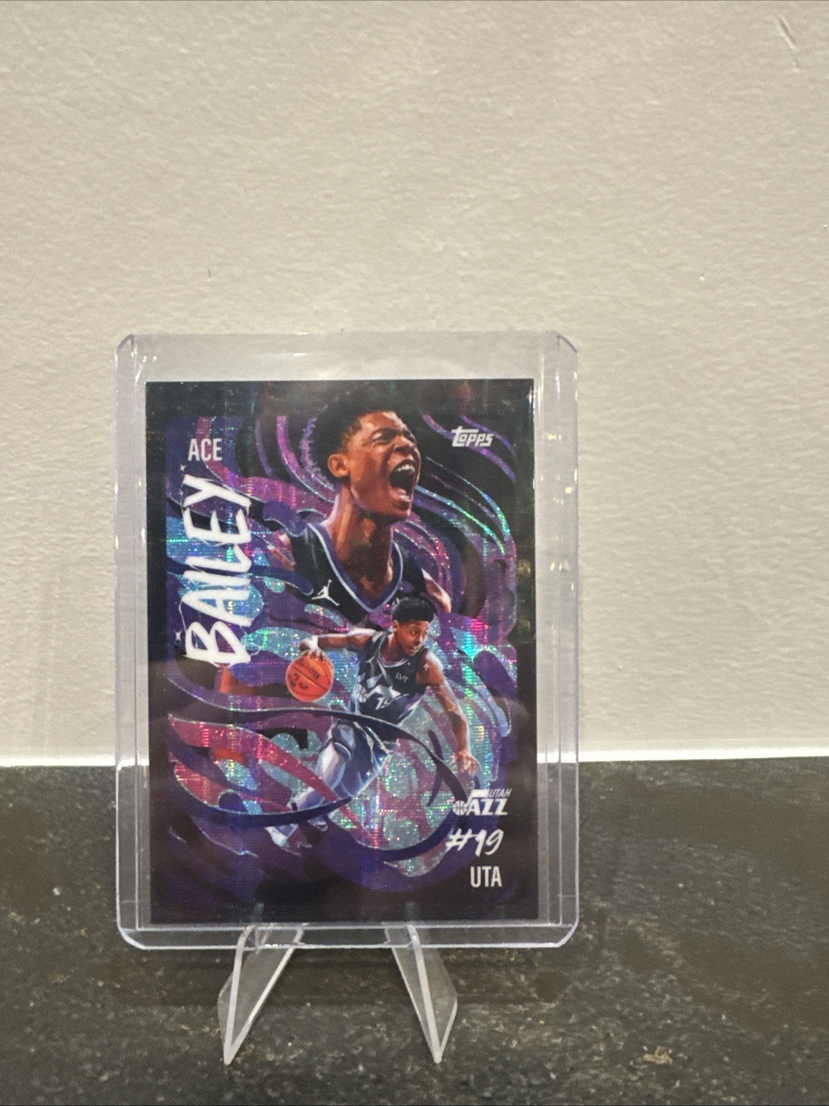 Ace Bailey 2025-26 Topps Chrome Ultra Violet All-Stars #UV-15 CASE HIT!