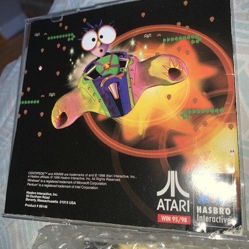 Vintage Big Box 1998 CENTIPEDE -Computer Games -Windows 95/98 CD-ROM