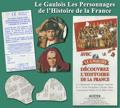 Le Gaulois, 2 Fix-Max Charnages de l Histoire de France Napoleon et Pompidou