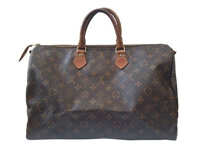 Original Louis Vuitton Speedy 35 Monogram Canvas Vintage 1995 innen top - SP0915