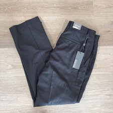 NWT Kenneth Cole Reaction Suit Separates Pants Mens 32x32 Black Dress Trousers