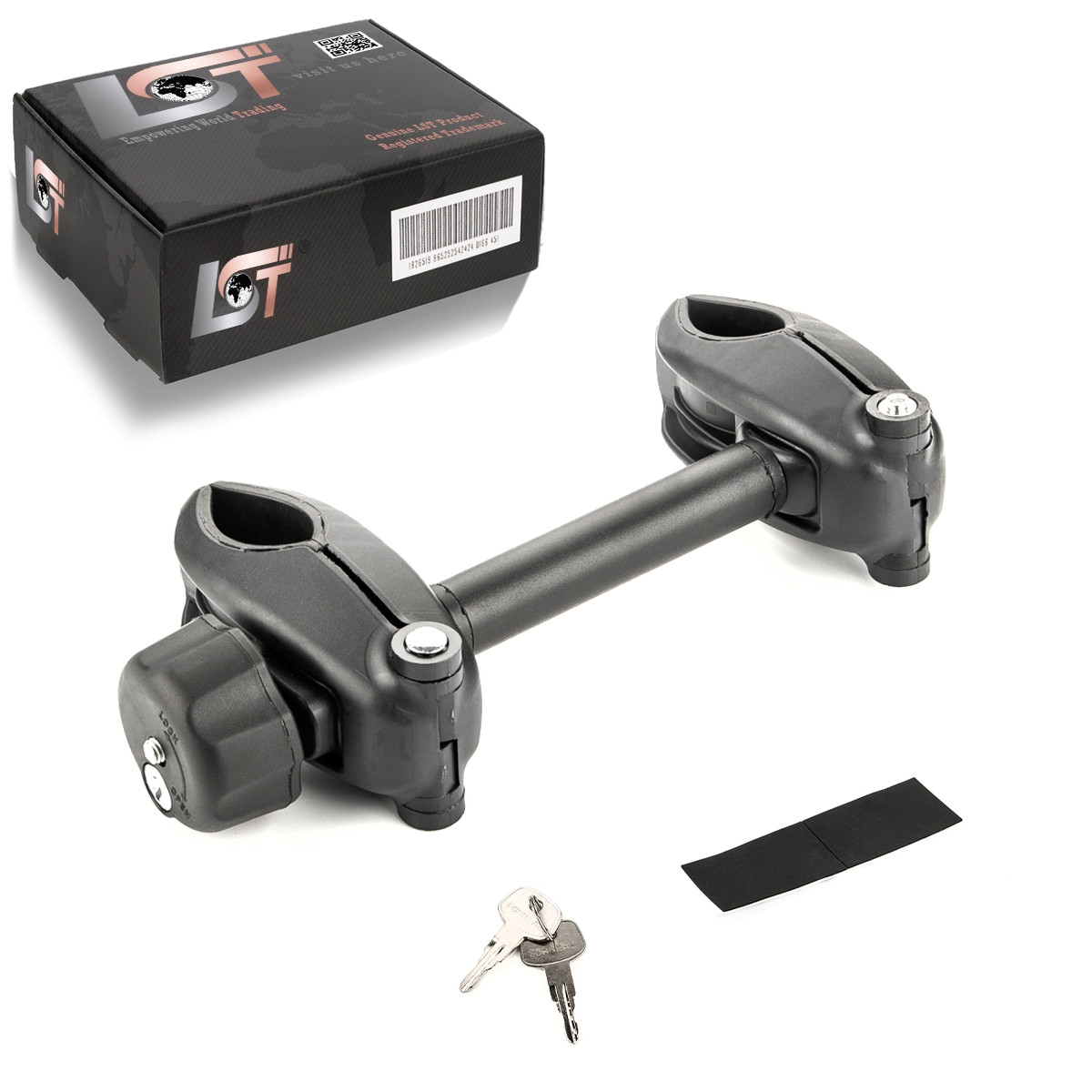Bike Mount Bike Rack 29 CM both Sides Removable with Castle Ø 0 31/32in Pipe