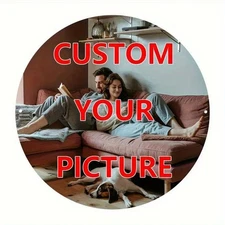 Custom Round Aluminum Sign - Personalized Home Decor