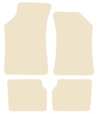 Fits Skoda Felica 1996-2002 Beige Luxury Velour Tailored Car Mats Hitech