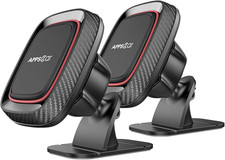 2 Pack Magnetic Phone Holder for Car, Apps2Car Super Strong Magnet Phone Mou