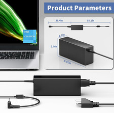65W Laptop Charger for Acer Aspire 5 3 1-AC Adapter for Acer Aspire 1 3 5 Slim