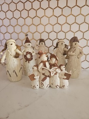 Flurryville Snowman  Collection Figurines . No Boxes  Lot Of 6 Preowned.