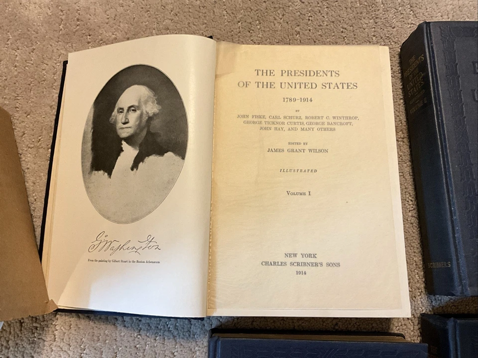The Presidents of the United States Illustrated 4 Volume Set Scribners 1914 - Imagem 3 de 4