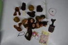 Vintage World of Barbie Doll Case & Wigs & Heads MCM Mattel Skipper Lot