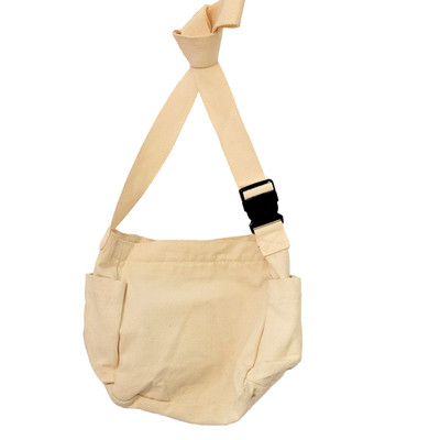 Cross body or shoulder Canvas purse Women's Beige bag many occasions!
