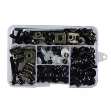 155PCS Motorcycle Body Fairing Screw Bolt Kit Complete For Honda Kawasaki Suzuki