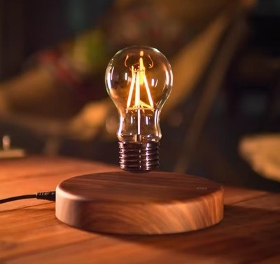 Magnetic Levitating Light Bulb Lamp 360° Rotating Floating LED Desk Light