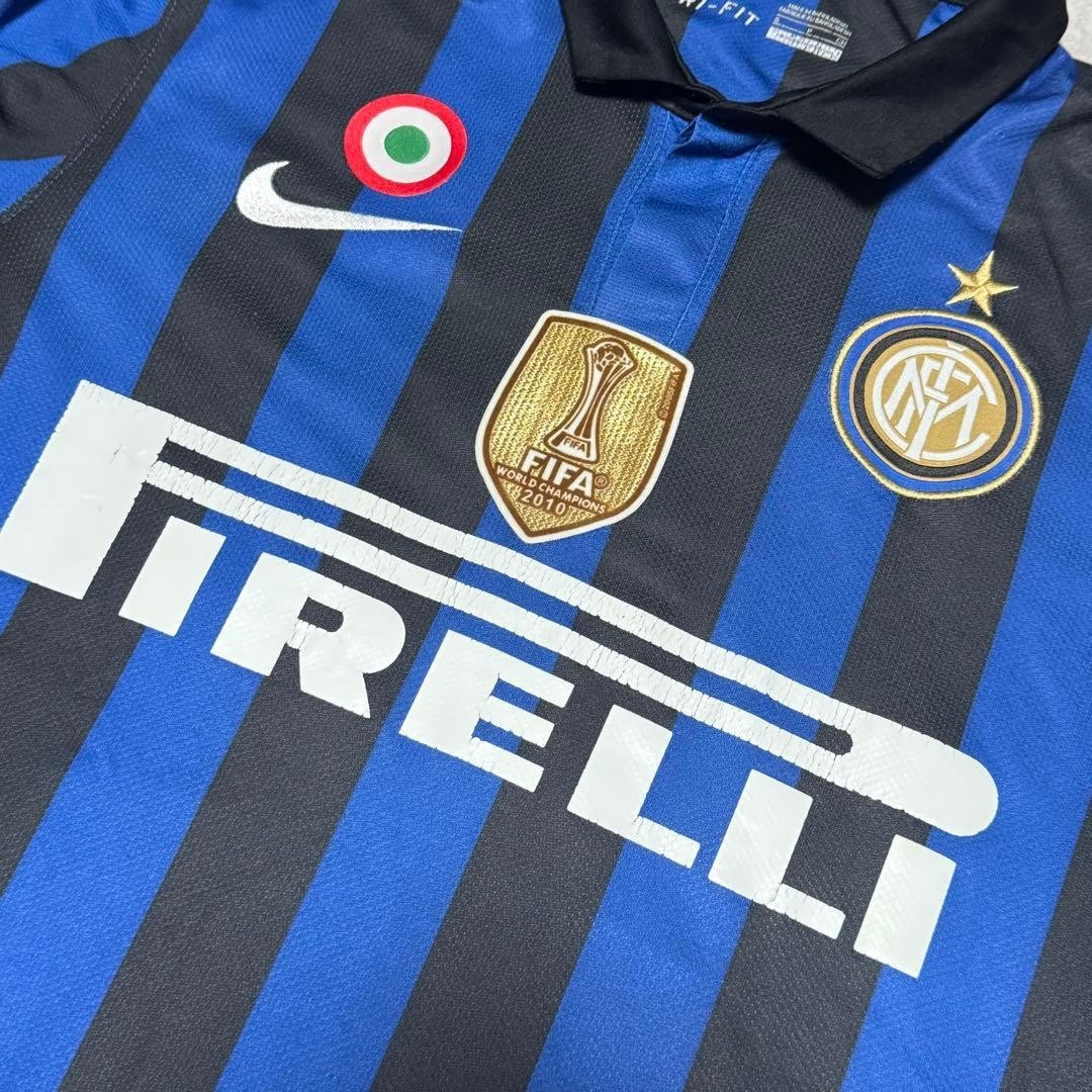 Nike Inter Milan 11/12 #29 Coutinho Long Sleeve Jersey Size S Good