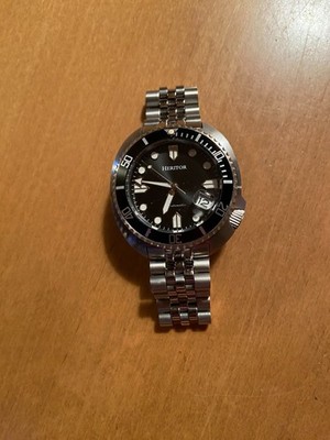 Heritor Men's Automatic Watch Black Bezel