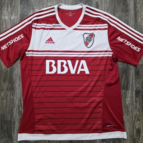 Camiseta de fútbol visitante Adidas River Plate 2016 Andrés D'Alessandro para hombre XL Argentina - Imagen 2 de 12