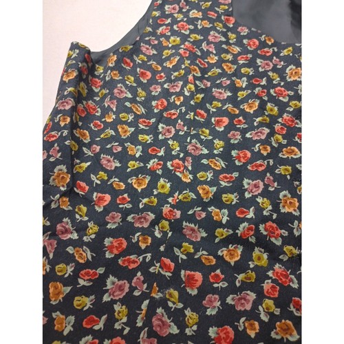 Herman Geist Floral Button Vest Women Size XL Boho Cottagecore - 第 3/5 張圖片