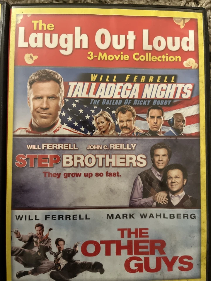 Laugh Out Loud 2 Pack DVD Bundle Lot 7 Movies 5 Discs Will Ferrell Adam Sandler - Image 3 of 4