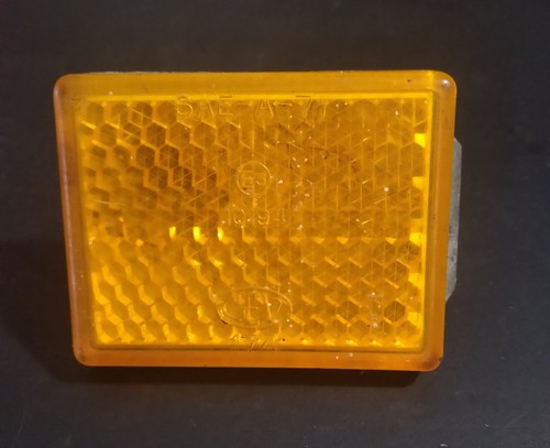Vintage CEV 174 Amber Side Reflector 50 x 64 x 9.5 SAE-A-71 Peugeot 103 Mopeds - Foto 3 di 3