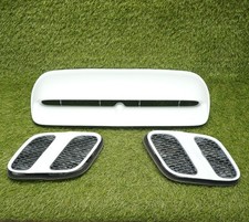 97-01 Subaru Impreza Gc8 2.5rs Hood Scoop Vents White Set Oem