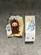 POP MART Labubu The Monsters Pin For Love Series Mini Vinyl Plush Doll Pendant L