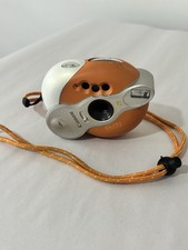 Canon Elph Shades Orange APS Film Camera Untested As Is Clean