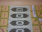 Vintage Railroad Bond Coupons Strip of 10 Pittsburgh Cincinnati Chicago St Louis — photo 6