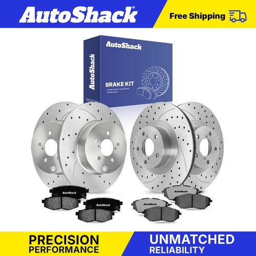 11.54'' Front 10.47'' Rear Disc Rotors Ceramic Brake Pads For Subaru Forester - Foto 8
