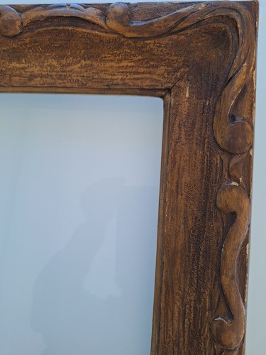 Cadre Ancien Bois Sculpté Cadre Photo Ou Tableau - Photo 5 sur 6