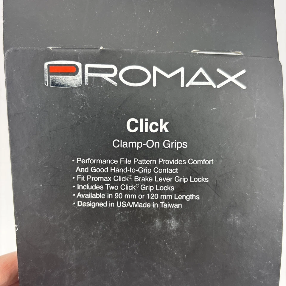 Promax Bicycle Click Clamp-On Grips 130mm Black - Image 4 of 4
