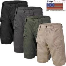 Mens Tactical Shorts Cargo Shorts Outdoor Waterproof Hiking Fishing Track Shorts