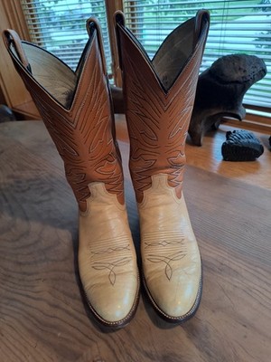 Vintage Dan Post Mens Exotic Cowboy Boots Size 10D