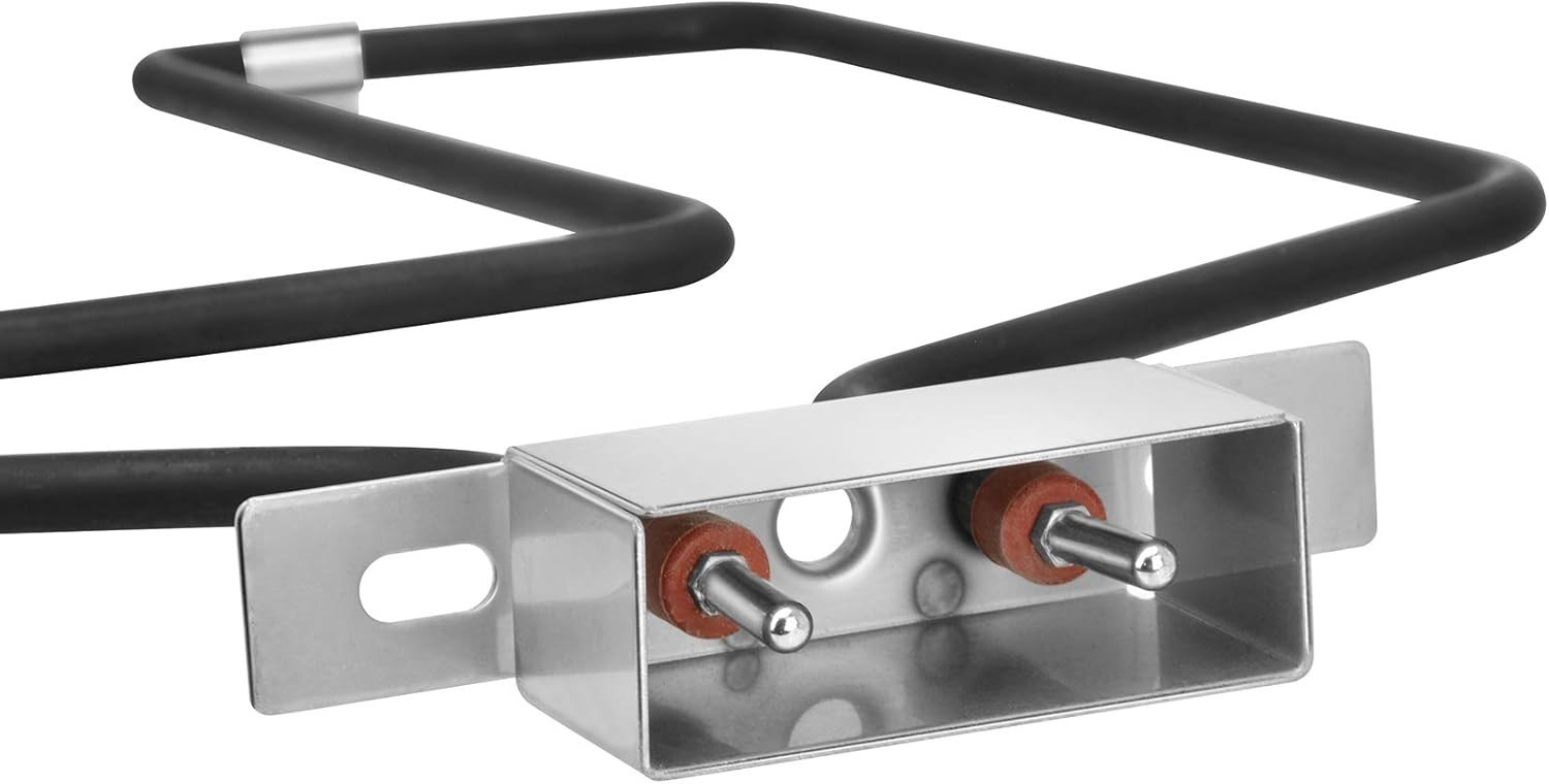 Universal Electric Grill Heating Element with Easy Mount Flange & Controller