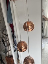 JOHN LEWIS LED 3 DROPLET PENDANT CEILING LIGHT BOXED