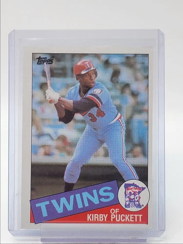 KIRBY PUCKETT 1985 TOPPS BASEBALL ROOKIE TWINS #536 B RC Q1880